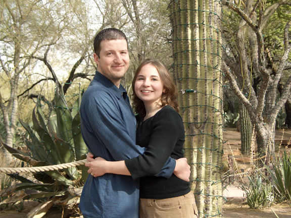 12.23.05 John and Shan at Cactus Garden