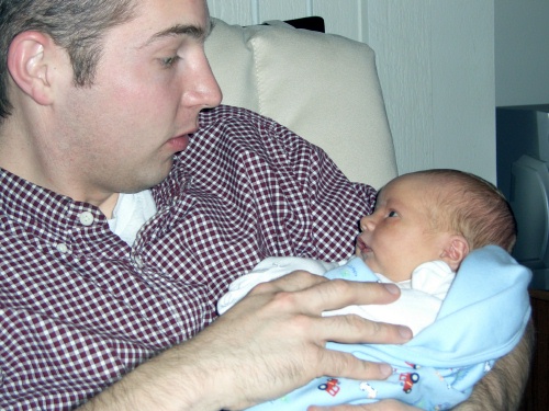 Josh and Baby Logan 12/9/05